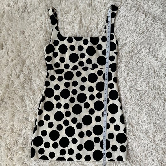 NWT Zara Studio Polka Dot Sleeveless Mini Dress Low Back Sz XS - Picture 9 of 14